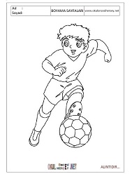 Futbol boyama sayfaları